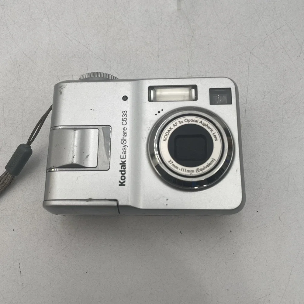 Kodak EasyShare C533 5.0MP Digital Camera 3X Zoom+Battery+SD Card-TESTED